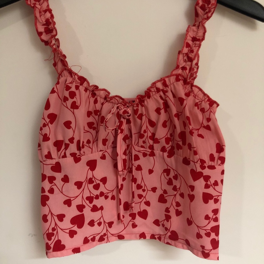 Adorable pink crop top